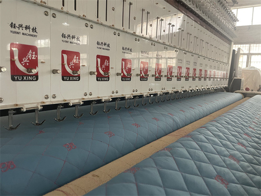 Efficient Quilting Embroidery Machine with Multiple Threads and Automatic Bobbin System