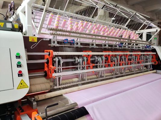 Automatic Refueling 128 Inch 1200RPM Multineedle Quilting Machine