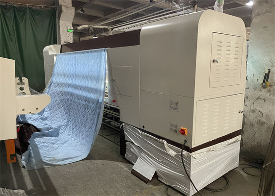 Customized 8 CM Quilting 60-230m/h Two Row Needle Sewing Mattress Foaming Machine