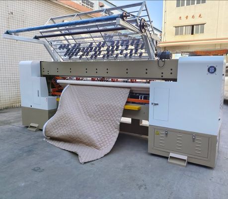 380V 3 Phase Computerized Bedspreads Shuttle Quilting Machine