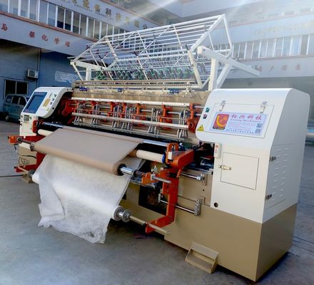 380V 3 Phase Computerized Bedspreads Shuttle Quilting Machine