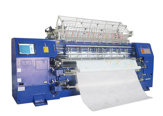 12 Month Guaranteed Blue Quilts JACKETS Making Machine With 3 Inch Needle Bar Distance
