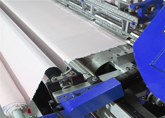 12 Month Guaranteed Blue Quilts JACKETS Making Machine With 3 Inch Needle Bar Distance