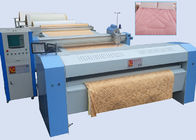 Continous High Speed Quilting Machine With Cutting Panel
