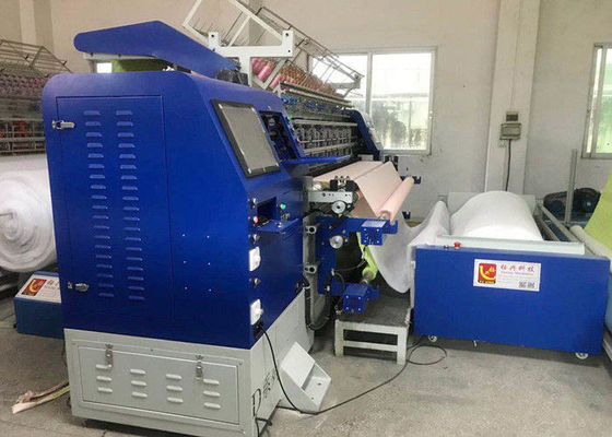 12 Month Guaranteed Blue Quilts JACKETS Making Machine With 3 Inch Needle Bar Distance