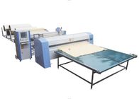 Continous High Speed Quilting Machine With Cutting Panel