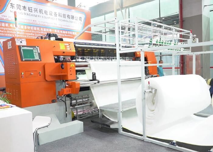 Auto Lubrication 320M/H 8CM Foam Multi Needle Quilting Machine
