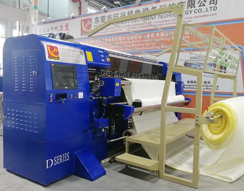 1200 RPM Computerized Non Shuttle Quilting Machine Mattress Making Machine
